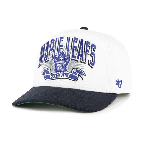 '47 NHL Toronto Maple Leafs Prime Play Hitch RF Adjustable Snapback Hat - White