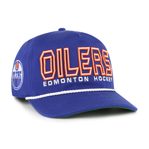 47 NHL Edmonton Oilers Byline Hitch Snapback - Blue