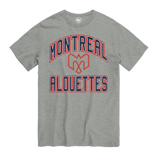 '47 CFL Montreal Alouettes Play Action T-Shirt - Grey