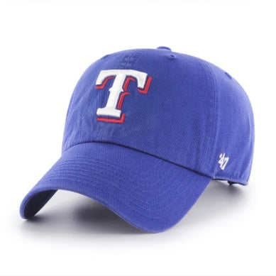 47 MLB Texas Rangers Clean Up Cap Adjustable - Blue