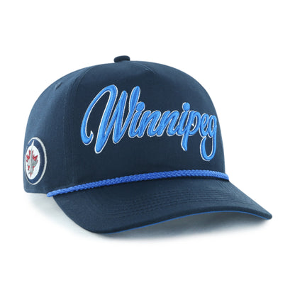 47 NHL Winnipeg Jets Overhand Hitch Adjustable Hat - Navy Blue