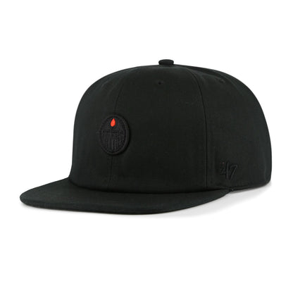 '47 NHL Edmonton Oilers Contemporary RL Adjustable Snapback Hat -Black