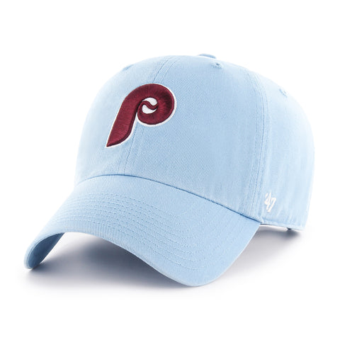 '47 MLB Philadelphia Phillies Clean Up Adjustable Hat - Light Blue