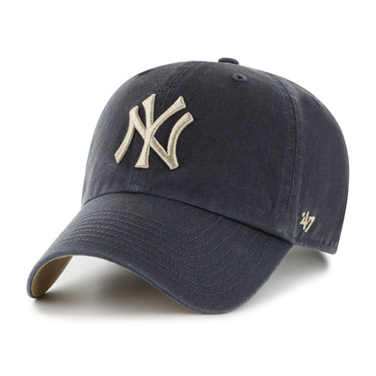 '47 MLB New York Yankees Charki Ballpark Clean Up Adjustable - Black