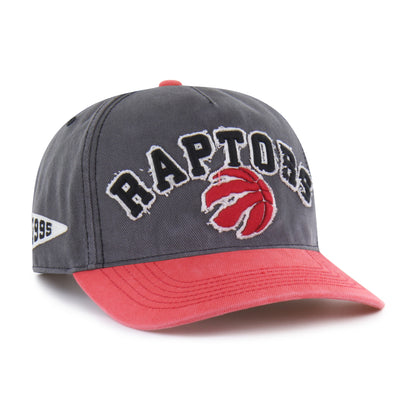 '47 NBA Toronto Raptors Calderwood Hitch RF Adjustable Snapback - Black/Red