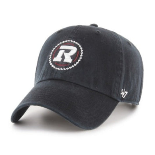 47 CFL Ottawa Red Blacks Clean Up Adjustable Cap - Black