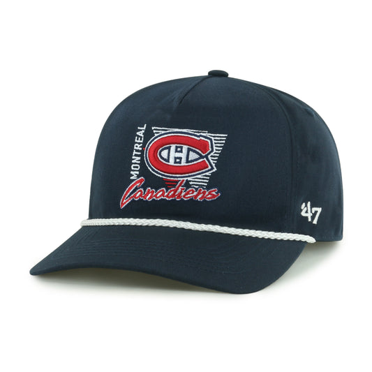 '47 NHL Montreal Canadiens Splint Hitch Adjustable Snapback Cap - Navy