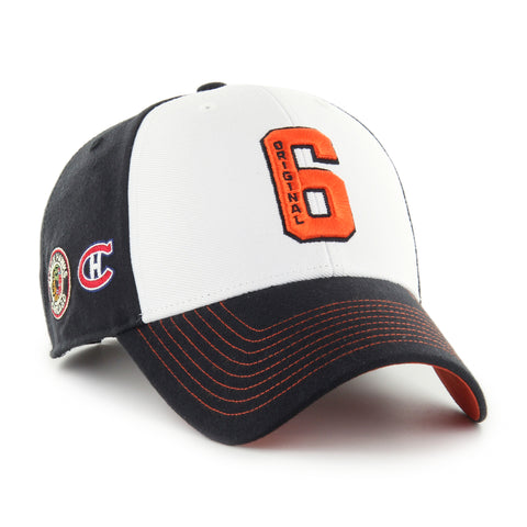 47 NHL Original 6 Scatter MVP Adjustable Hat - Black/White