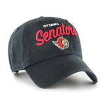 '47 Women's NHL Ottawa Senators Phoebe Clean Up Adjustable Hat - Black