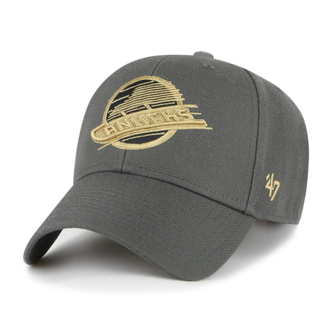 47 NHL Vancouver Canucks MVP Adjustable Snapback Hat Smoke Show - Grey