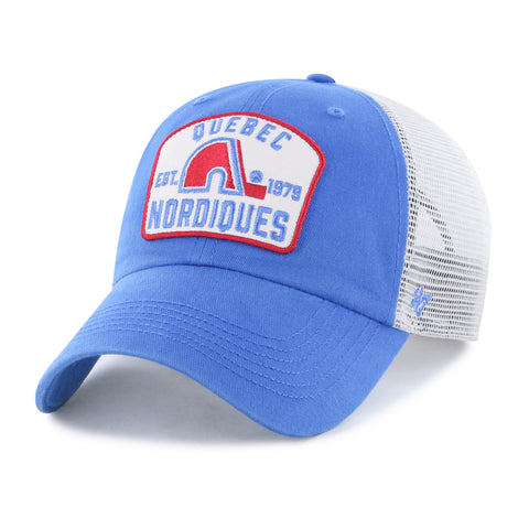 47 NHL Quebec Nordiques McCall Clean Up Adjustable Cap - Blue/White