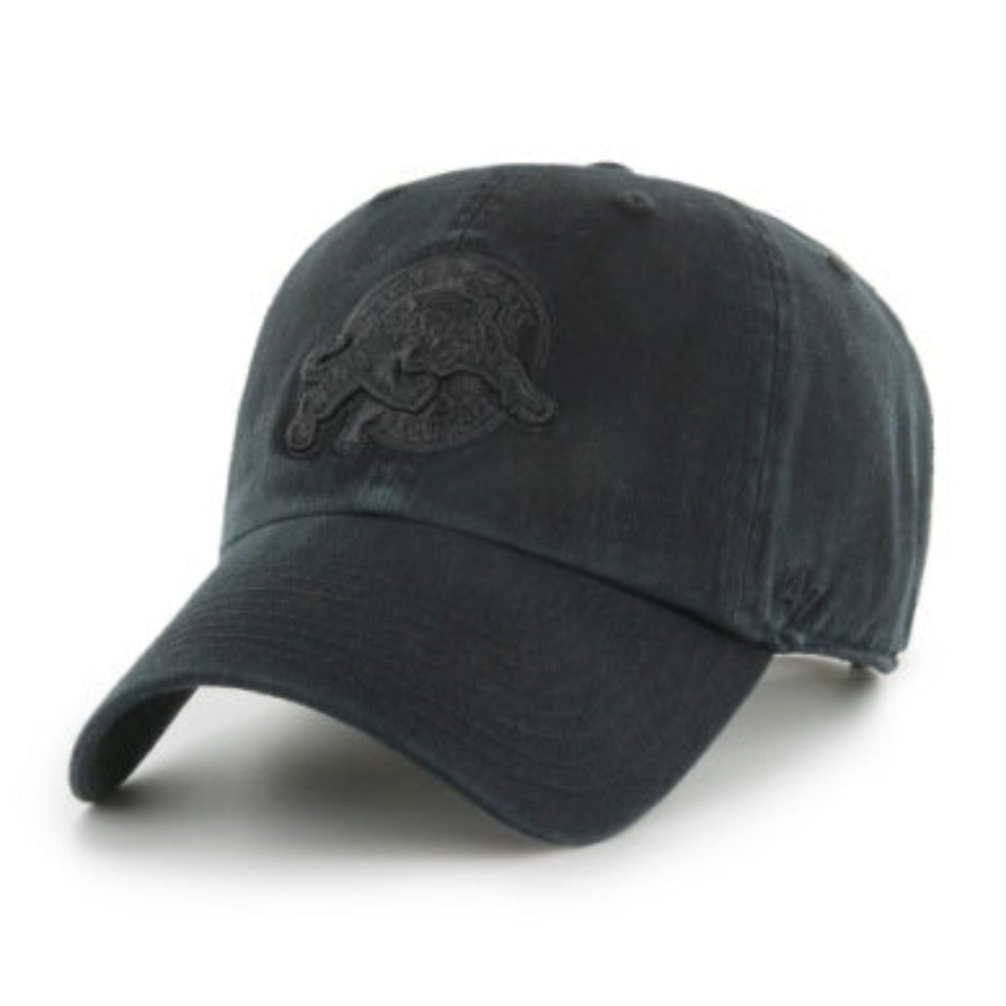 47 CFL Hamilton Tiger-Cats Clean Up Adjustable Cap - Black on Black
