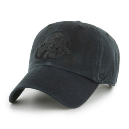 47 CFL Hamilton Tiger-Cats Clean Up Adjustable Cap - Black on Black
