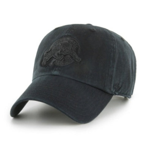 47 CFL Hamilton Tiger-Cats Clean Up Adjustable Cap - Black on Black