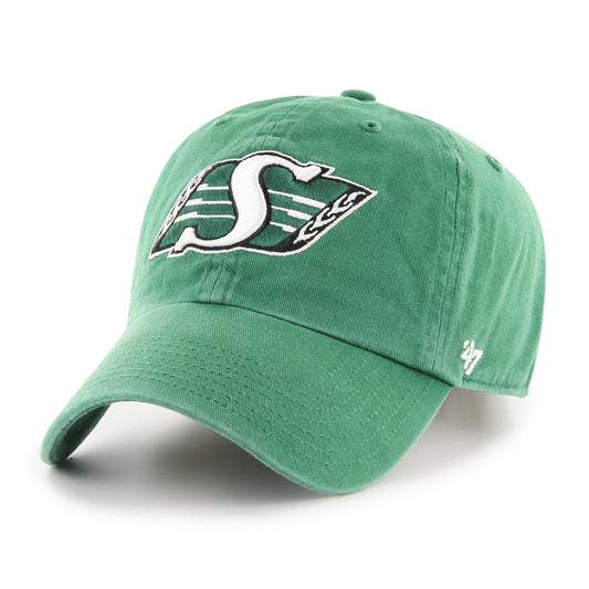 '47 CFL Saskatchewan Roughriders  Clean Up Adjustable Hat - Green