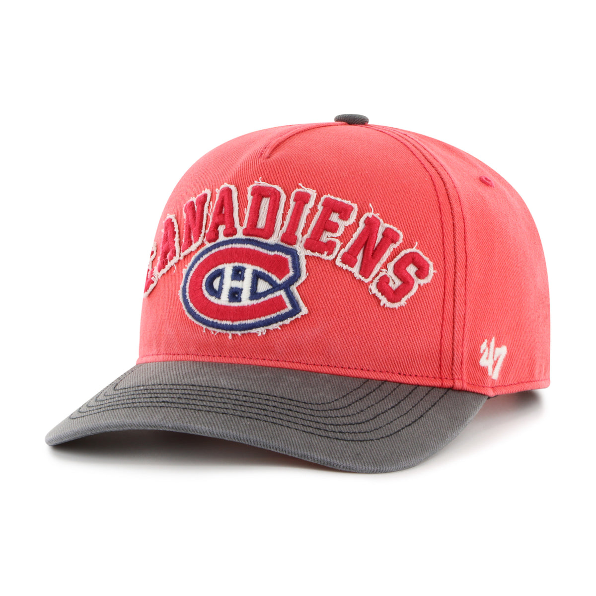 '47 NHL Montreal Canadiens Calderwood Hitch RF Adjustable Snapback - Red/Black