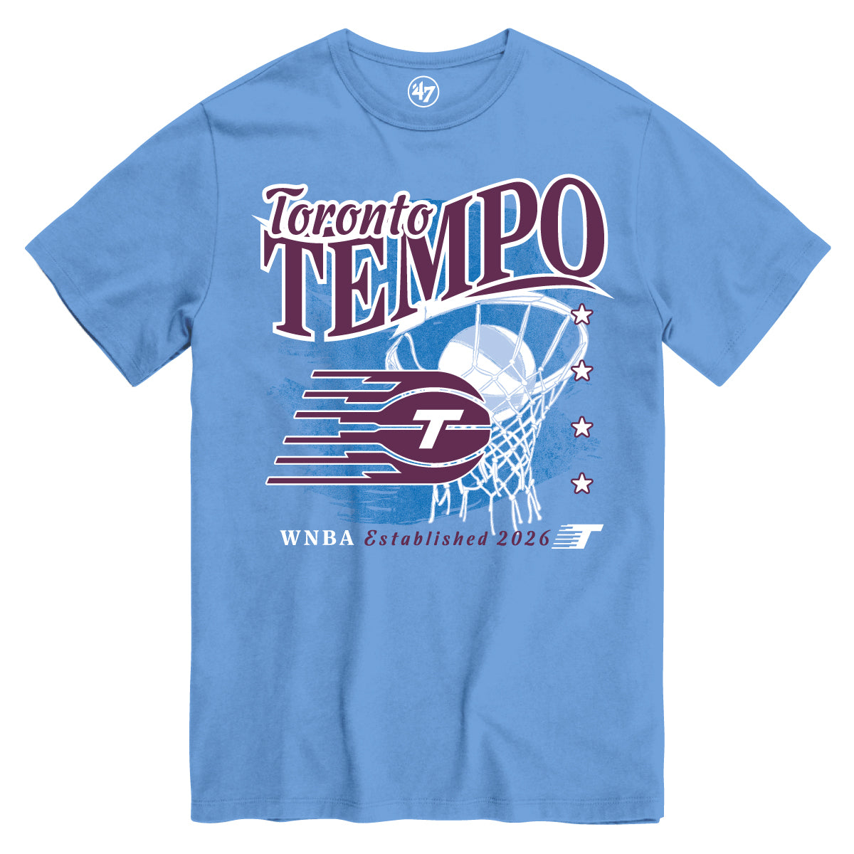 '47 WNBA Toronto Tempo Swifter Tee - Blue
