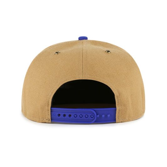'47 NHL Edmonton Oilers Workshop Captain Snapback - Brown