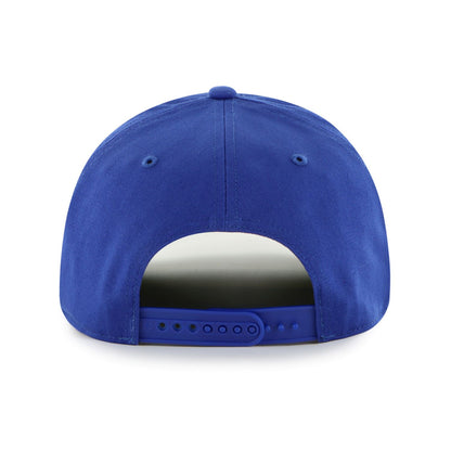 47 NHL Edmonton Oilers Break Wood Suede Two Tone Adjustable Hitch Hat - Blue/Brown