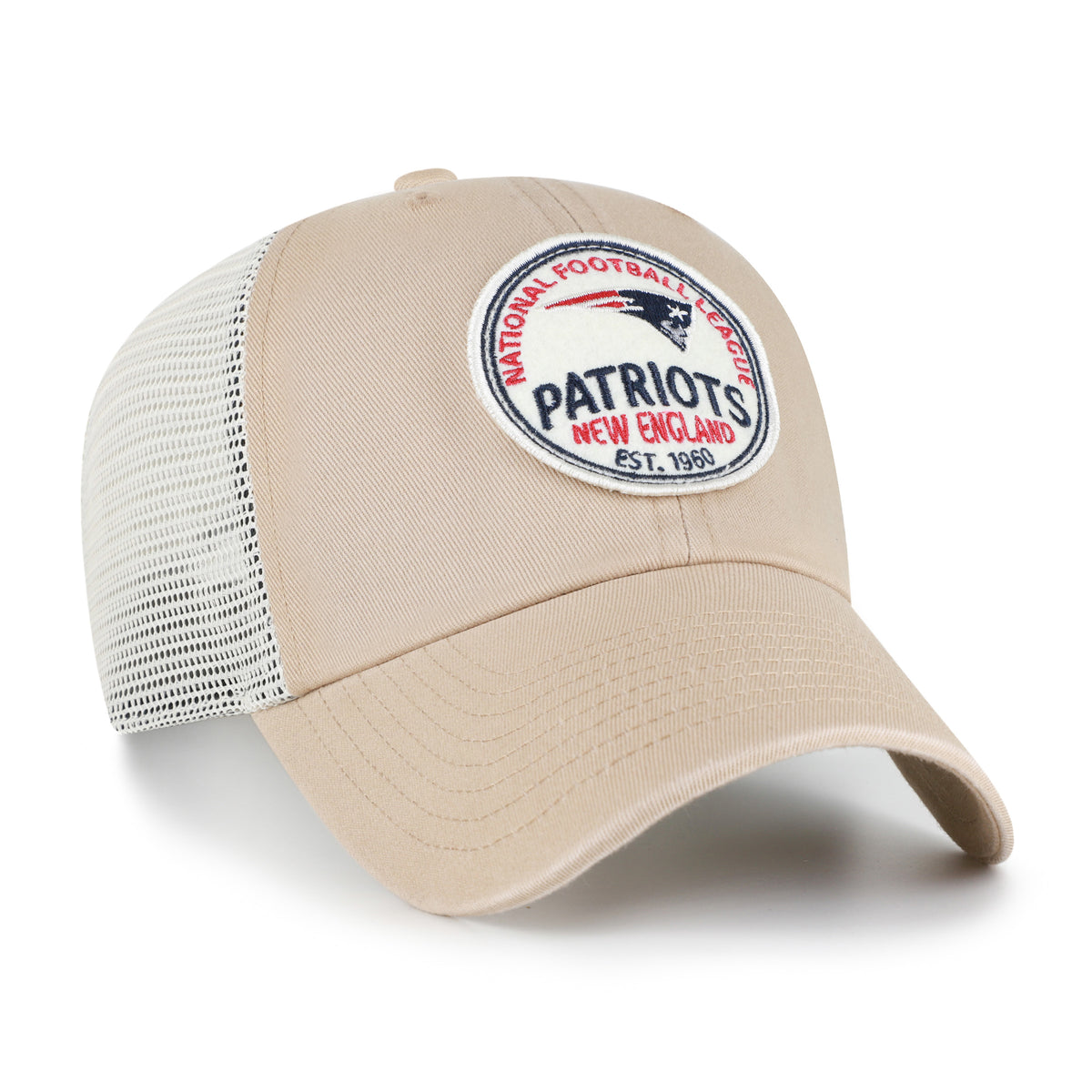 ’47 NFL New England Patriots Felton Clean Up Adjustable Hat - Khaki