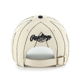 '47 MLB New York Yankees Rawlings Pinstripe Clean Up Adjustable Snapback Hat - White/Navy