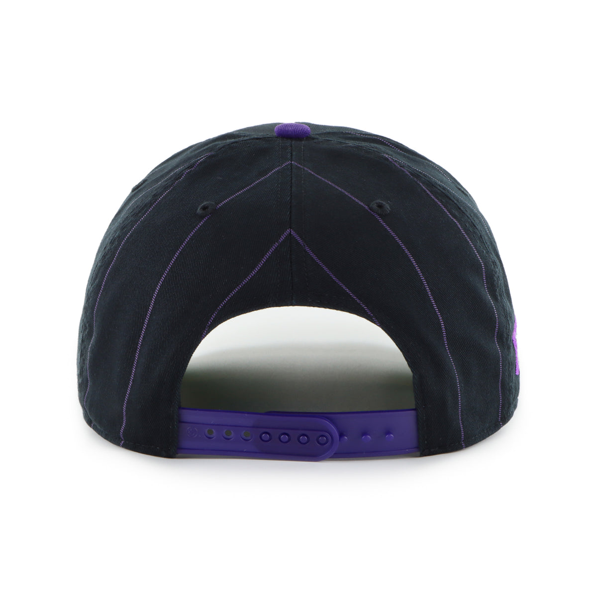 '47 NBA Toronto Raptors Pinstripe Hitch Snapback Hat - Purple