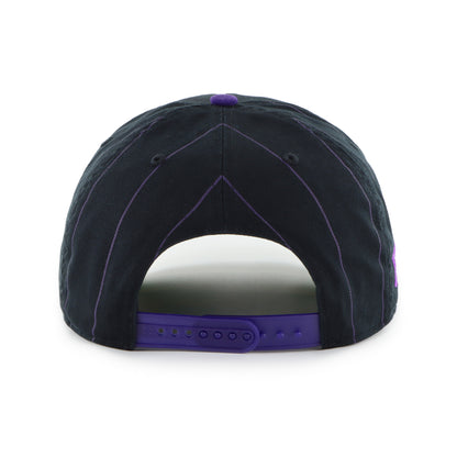 '47 NBA Toronto Raptors Pinstripe Hitch Snapback Hat - Purple