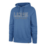 '47 NFL Detroit Lions Byline Headline Hoodie - Blue