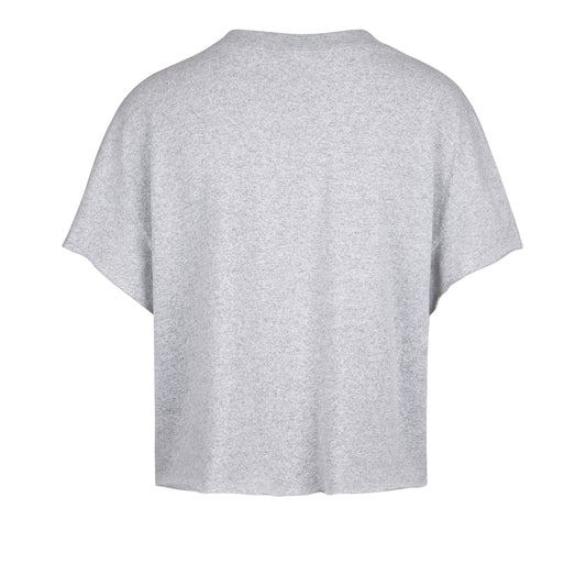 47 Womens NBA Toronto Banners Oversized Notch Neck Tee - Gray