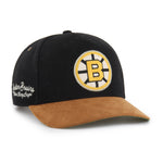 '47 NHL Boston Bruins Golden Age TT Hitch Snapback Hat - Black