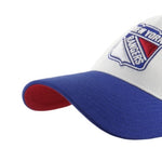 '47 NHL New York Rangers DT Sure Shot MVP Whiteout Snapback - White