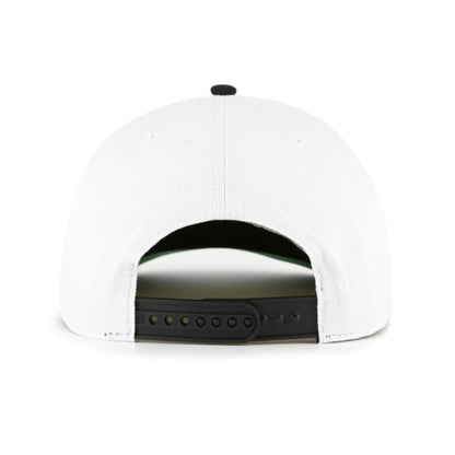 '47 NBA Toronto Raptors Prime Play Hitch Adjustable Snapback Hat - White/Black