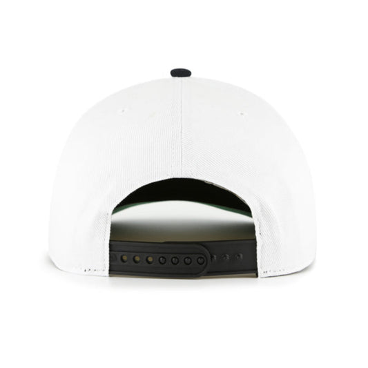 '47 NBA Toronto Raptors Prime Play Hitch Adjustable Snapback Hat - White/Black
