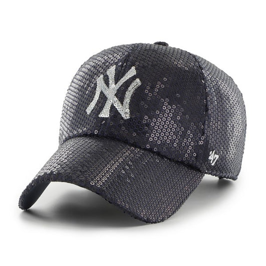 '47 MLB New York Yankees Dazzle Trucker Adjustable Hat - Black