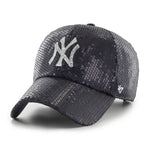 '47 MLB New York Yankees Dazzle Trucker Adjustable Hat - Black