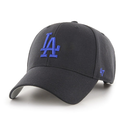 47 MLB Los Angeles Dodgers MVP Adjustable Cap - Black / Blue