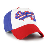 '47 MLB Montreal Expos Scooter Clean up Adjustable Hat - Red / White / Blue