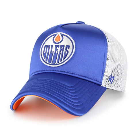 '47 MLB Edmonton Oilers Izzy Offside DT Mesh Snapback Hat - Blue