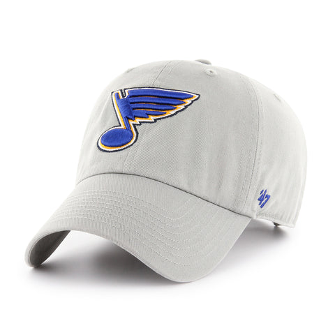 St. Louis Blues '47 NHL Grey Clean Up Adjustable Cap