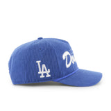 47 Hitch Los Angeles Dodgers MLB 47 Royal Double Header Cord Hitch Snapback
