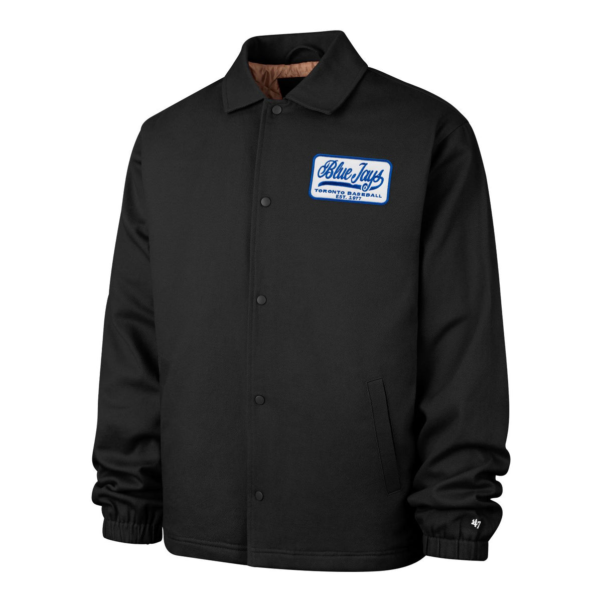 47 MLB Toronto Blue Jays Retread Coaches Jacket - Black