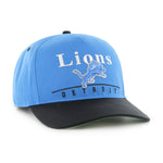 '47 NFL Detroit Lions Super Hitch adjustable Snapback Hat - Blue / Black