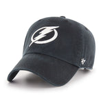 Tampa Bay Lightning '47 NHL Black Alternate Clean Up Adjustable Cap