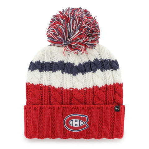 47 Brand NHL Montreal Canadiens Ashfield Cuffed Knit Hat - Red