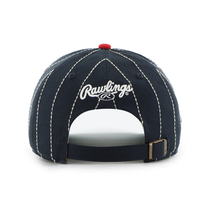 '47 MLB St. Louis Cardinals Rawlings Pinstripe Hitch Adjustable Hat - Navy/Red