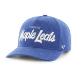 47 NHL Toronto Maple Leafs Crosstown Cord Hitch Snapback Hat - Blue