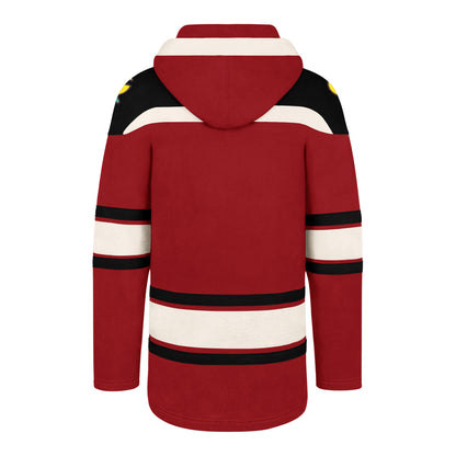 '47 NHL Chicago Blackhawks Lacer Fleece Hoodie - Red