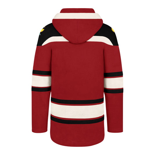 '47 NHL Chicago Blackhawks Lacer Fleece Hoodie - Red