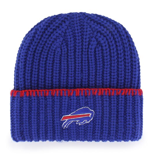 '47 NFL Buffalo Bills Blanket Stitch Cuff Knit Beanie - Blue