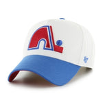 '47 NHL Quebec Nordiques DT Sure Shot MVP Whiteout Snapback - White